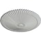 Ekena Millwork Shakuras Ceiling Medallion (Fits Canopies up to 5"), Hand-Painted Frost, 24"OD x 3"P CM24SHFRF - alternate 2
